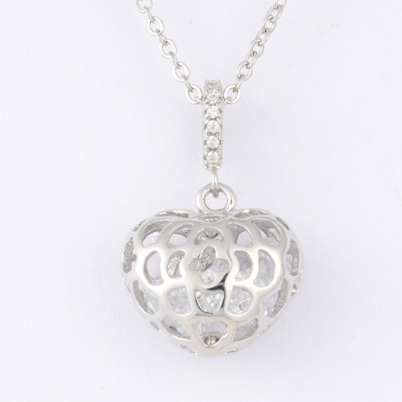 Simples Style with hollow heart pendant 项链 $1.3-$2.2